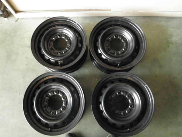 新車納車前外し ハイエース 純正スチール 鉄 てっちん スタッドレスに 4本セット R4/9 ダークプライムⅡ 福岡 北九州 筑豊拍卖