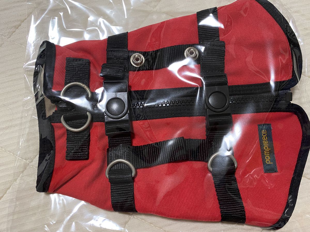【美品】犬用 ジャケットハーネス 胴輪 服ハーネス ポンポリース拍卖