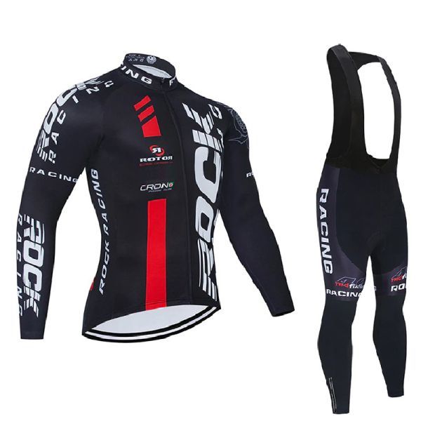 新品 長袖 上下セット No79 Mサイズ ブラック サイクルジャージ ウェア メンズ サイクリング MTB ロードバイク 自転車拍卖