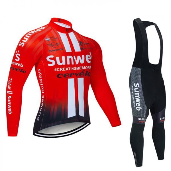 新品 長袖 上下セット No33 XXLサイズ ドイツ サイクルジャージ ウェア メンズ サイクリング MTB ロードバイク 自転車拍卖