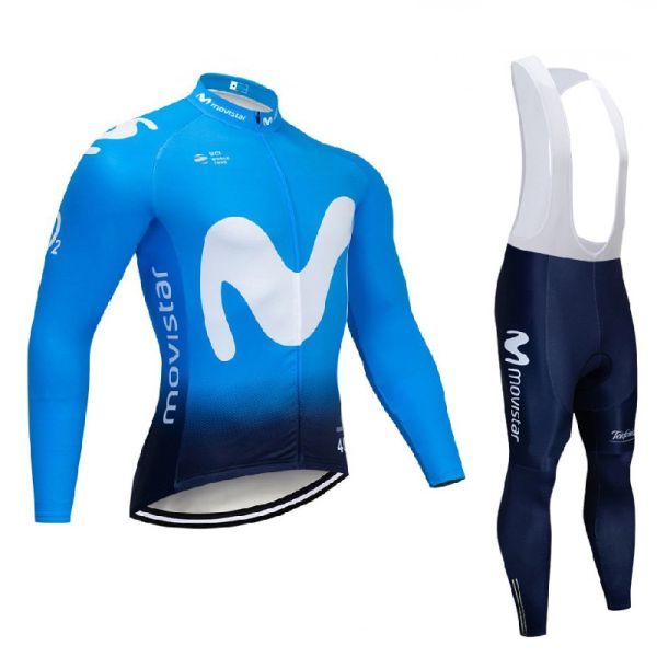 新品 長袖 上下セット No32 Lサイズ スペイン サイクルジャージ ウェア メンズ サイクリング MTB ロードバイク 自転車 フルジップ拍卖