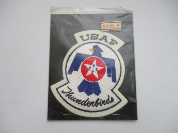 【送料無料】アメリカ空軍USAFサンダーバーズThunderbirdsパッチ刺繍ワッペン/アクロバットチームAIR FORCE米空軍サンダーバード米軍US M50拍卖