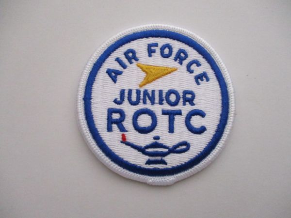 【送料無料】アメリカ空軍AIR FORCE JUNIOR ROTCパッチ刺繍ワッペン/AFJROTC航空大学AIR FORCE米空軍USAF米軍USミリタリーA M50拍卖