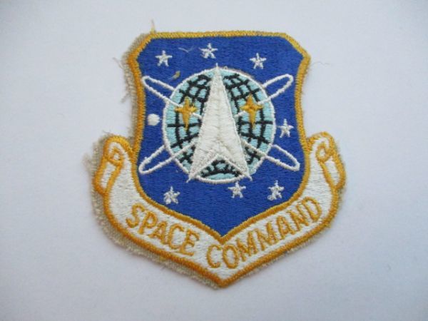 【送料無料】アメリカ空軍SPACE COMMAND宇宙コマンド パッチ刺繍ワッペン/USSPACECOMエアフォースAIR FORCE米空軍USAF米軍USミリタリー M52拍卖