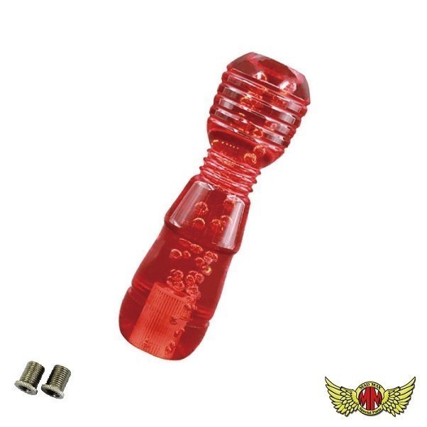 MADMAX トラック用品 DENMA シフトノブ 泡 150mm 変換アダプター付 レッド/スーパーグレート ファイター キャンター【送料800円】拍卖