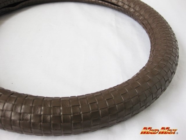 【送料800円】トラック用品 国産ステッチなし ロイヤルメッシュ ブラウン ハンドルカバー 2HSサイズ/ステアリングカバー拍卖