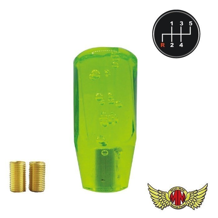 MADMAX トラック用品 ツイスト シフトノブ 泡 100mm グリーン ふそう ブルーテックキャンター 用/変換付【送料800円】拍卖