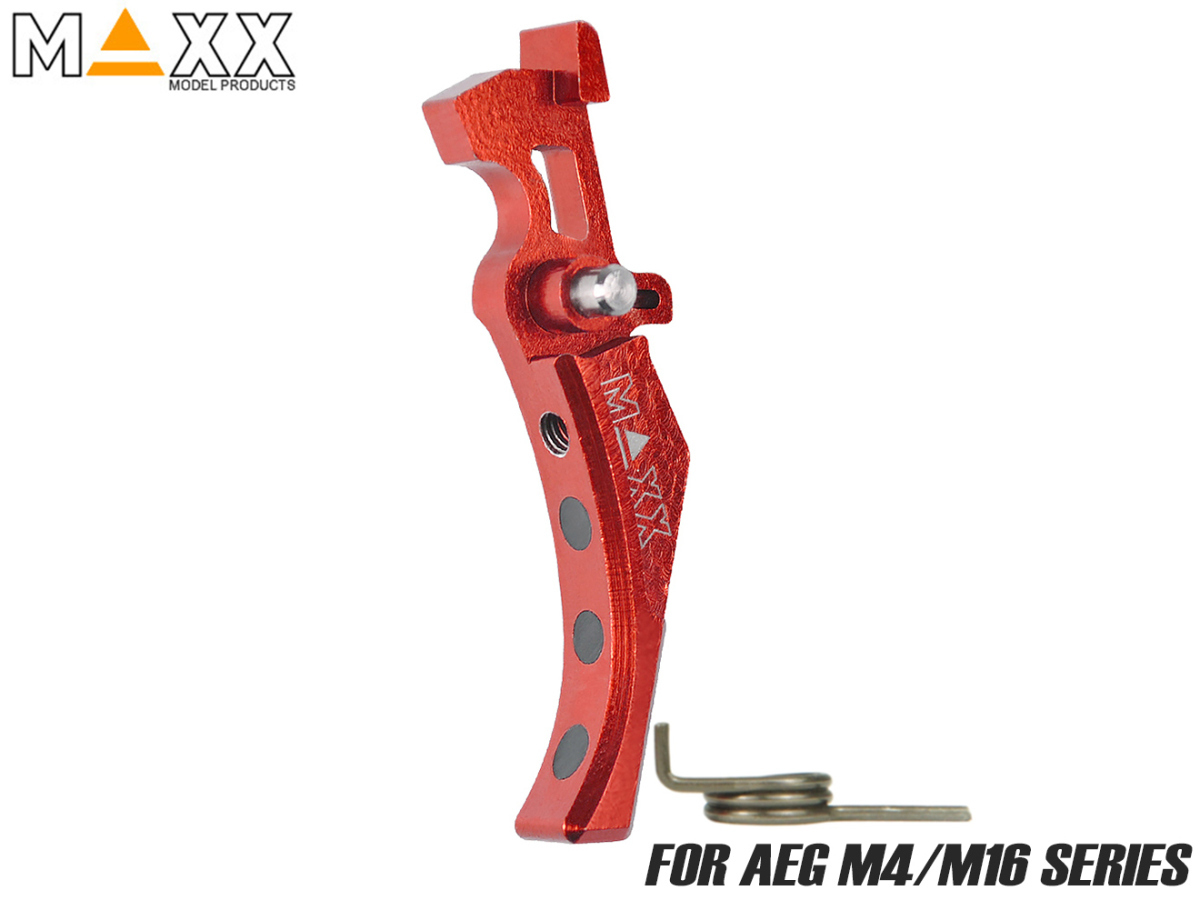 MAX-AETG-004R MAXX アルミCNC アドバンスド トリガー type D for AEG M4拍卖