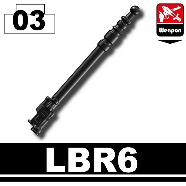 L0100W AFM スペシャルウェポン LBR6/ブラック 特殊部隊装備に/警察装備に/フィグ用拍卖