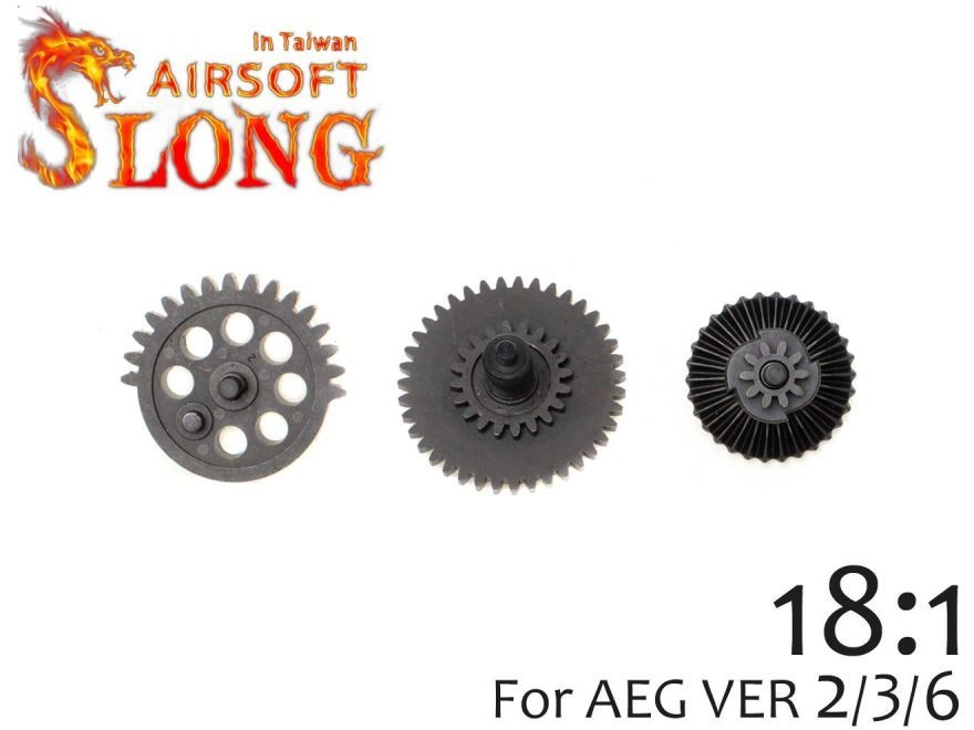 SL-00-29 SLONG AIRSOFT AEG 18:1 焼結スチールギアセット拍卖