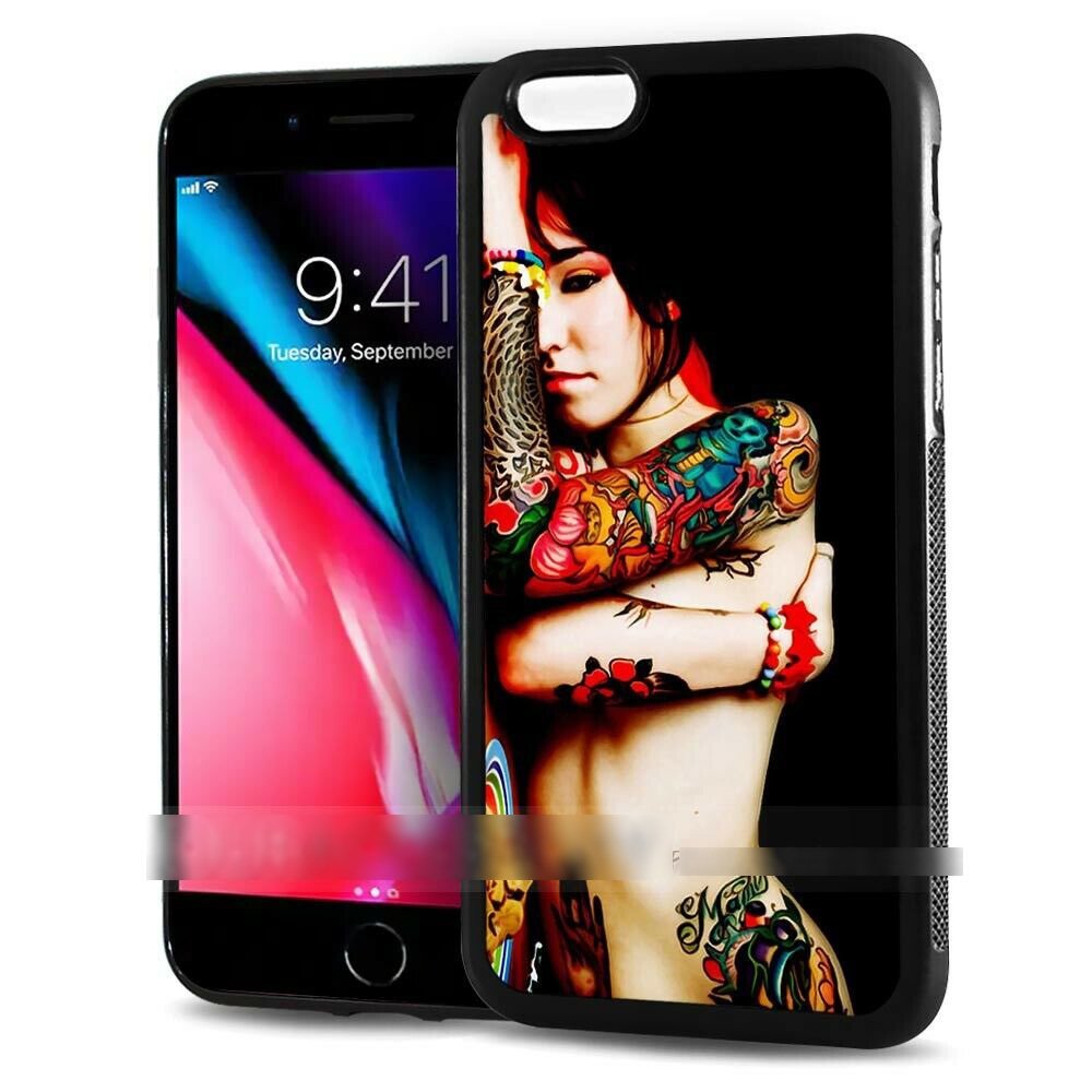iPhone 14 14 Pro アイフォン プロ セクシー ガール タトゥー スマホケース アートケース スマートフォン カバー拍卖