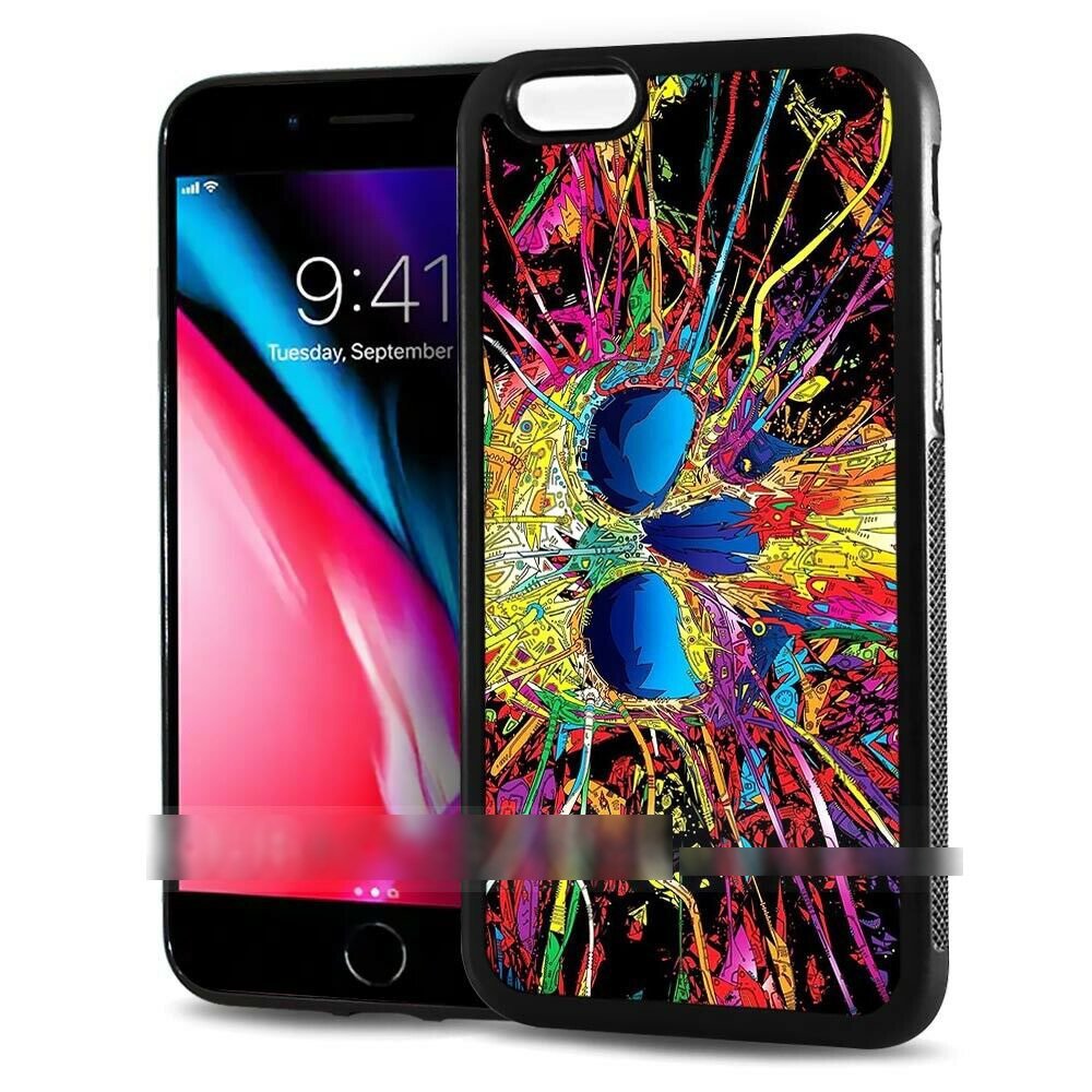 iPhone 14 Plus 14 Pro Max アイフォン プラス プロ マックス スカル ドクロ カラフル スマホケース アートケース カバー拍卖