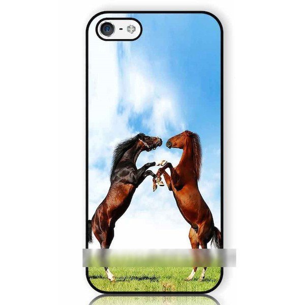 iPhone 14 Plus 14 Pro Max アイフォン プラス プロ マックス 馬 ウマ 草原 青空 スマホケース アートケース カバー拍卖