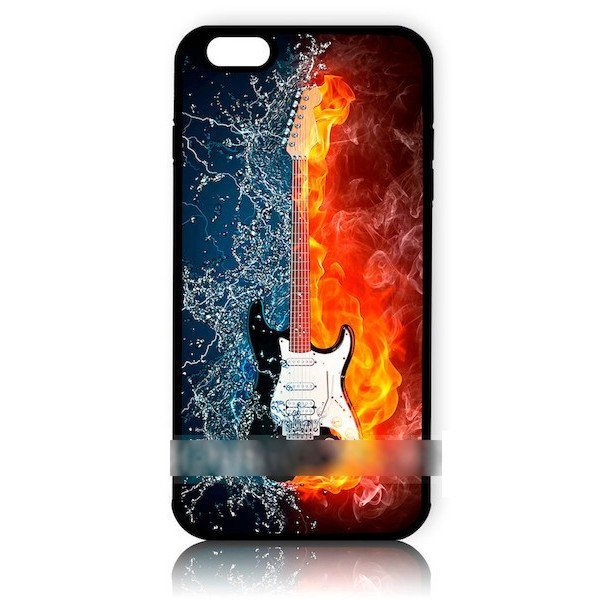 iPhone 14 14 Pro アイフォン プロ ギター 火炎 水 スマホケース アートケース スマートフォン カバー拍卖