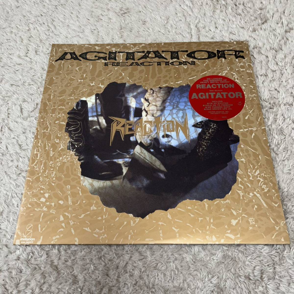 REACTION AGITATOR リアクション HOLD ON TO FREEDOM DANCE&SHOUT / LP レコード / VIH-28277 / ライナー有 / 和モノ 和ロック/拍卖