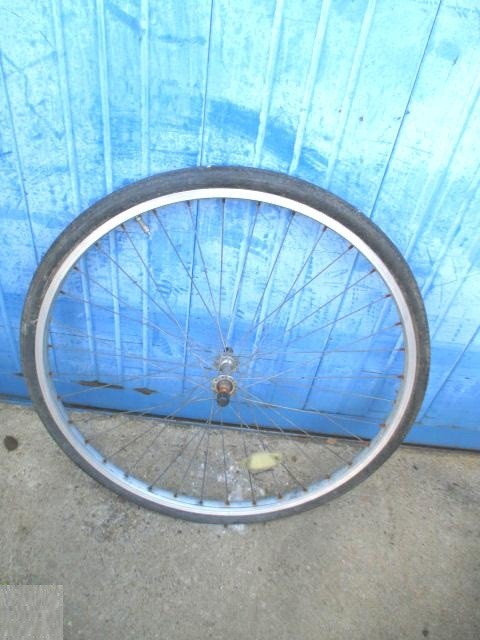 26インチ 自転車前輪  (アルミホイール・タイヤ・チュ-プセット) (上146)拍卖