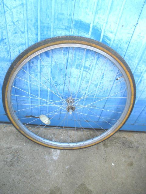 26インチ 自転車前輪 (アルミホイール・タイヤ・チュ-プセット) (上122)拍卖