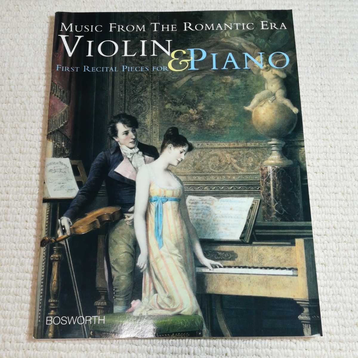 MUSIC FROM THE ROMANTIC ERA VIOLIN & PIANO ロマン主義の時代からの音楽 ヴァイオリン ピアノ 楽譜拍卖