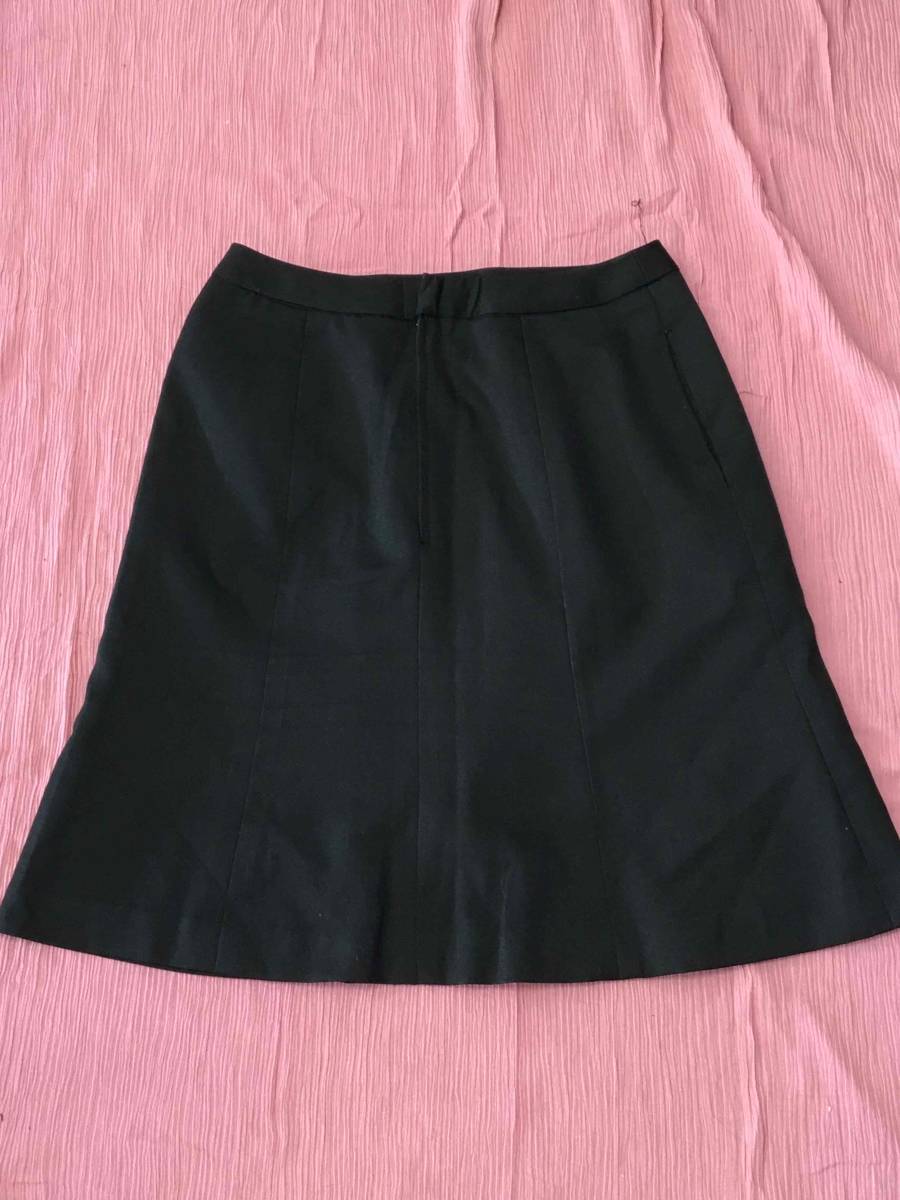 ※Cランク※【中古】IWATAYA_11号_Aラインスカート/岩田屋/無地/おしゃれOL制服/かわいい会社事務服拍卖