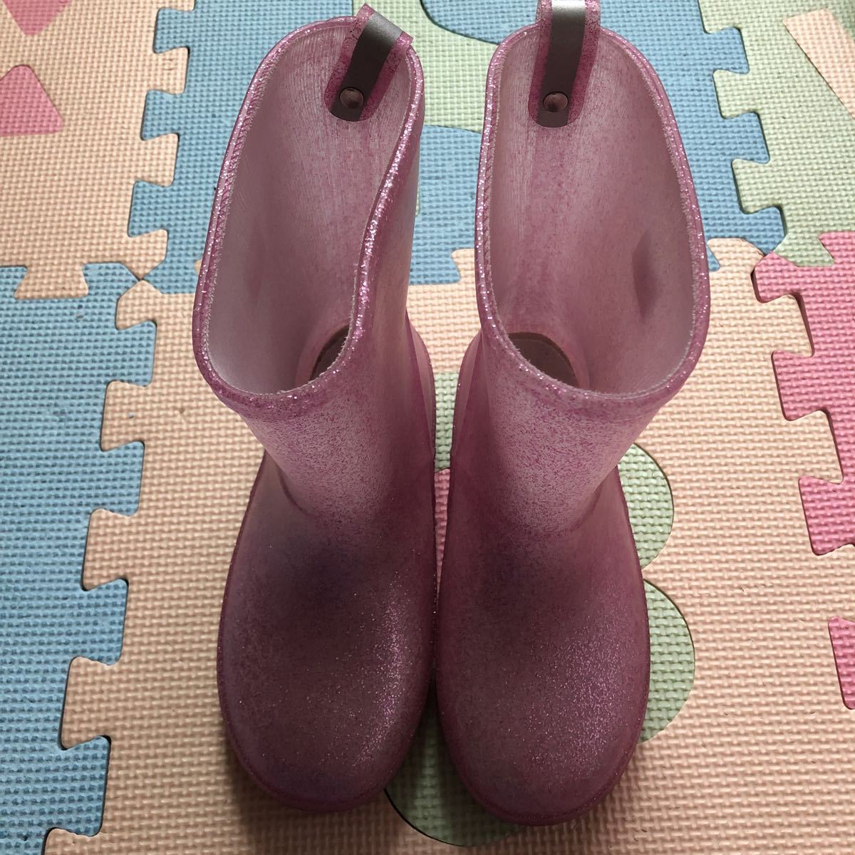 グローバルワーク 女の子用レインブーツ 19cm 長靴拍卖