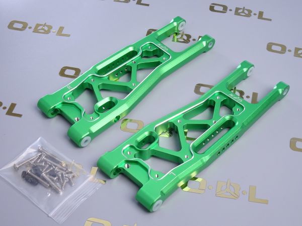 GPM製 SLE055-G【グリーン】TRAXXASスレッジSledge REDEFINING 1/8 95076-4用/サスペンションアーム、フロント左右検索9530+9531拍卖