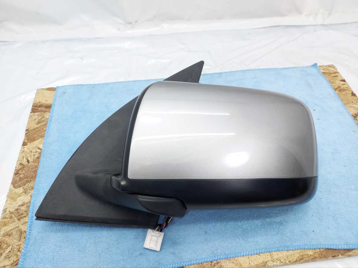 NT31 エクストレイル 左 ドアミラー 助手席側 動作確認済み 7ピン 7P ヒーター グレー K51 銀 シルバー サイドミラー 21年式 M2拍卖