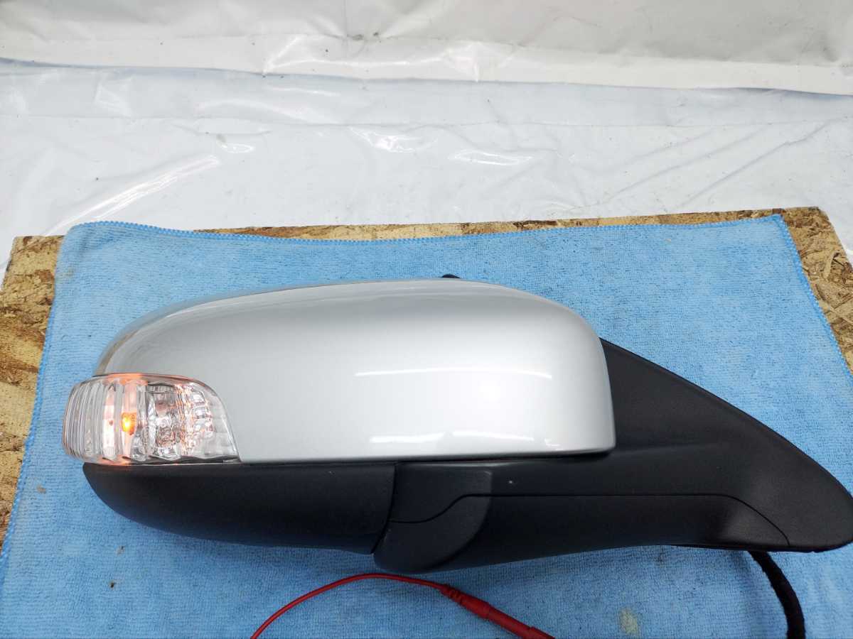 ボルボ S60 RB5244 右 ドアミラー 運転席側 動作確認済み 14ピン 14P シルバー 銀 ギン ウインカー 19年式 サイドミラー VOLVO V70 C(9)拍卖
