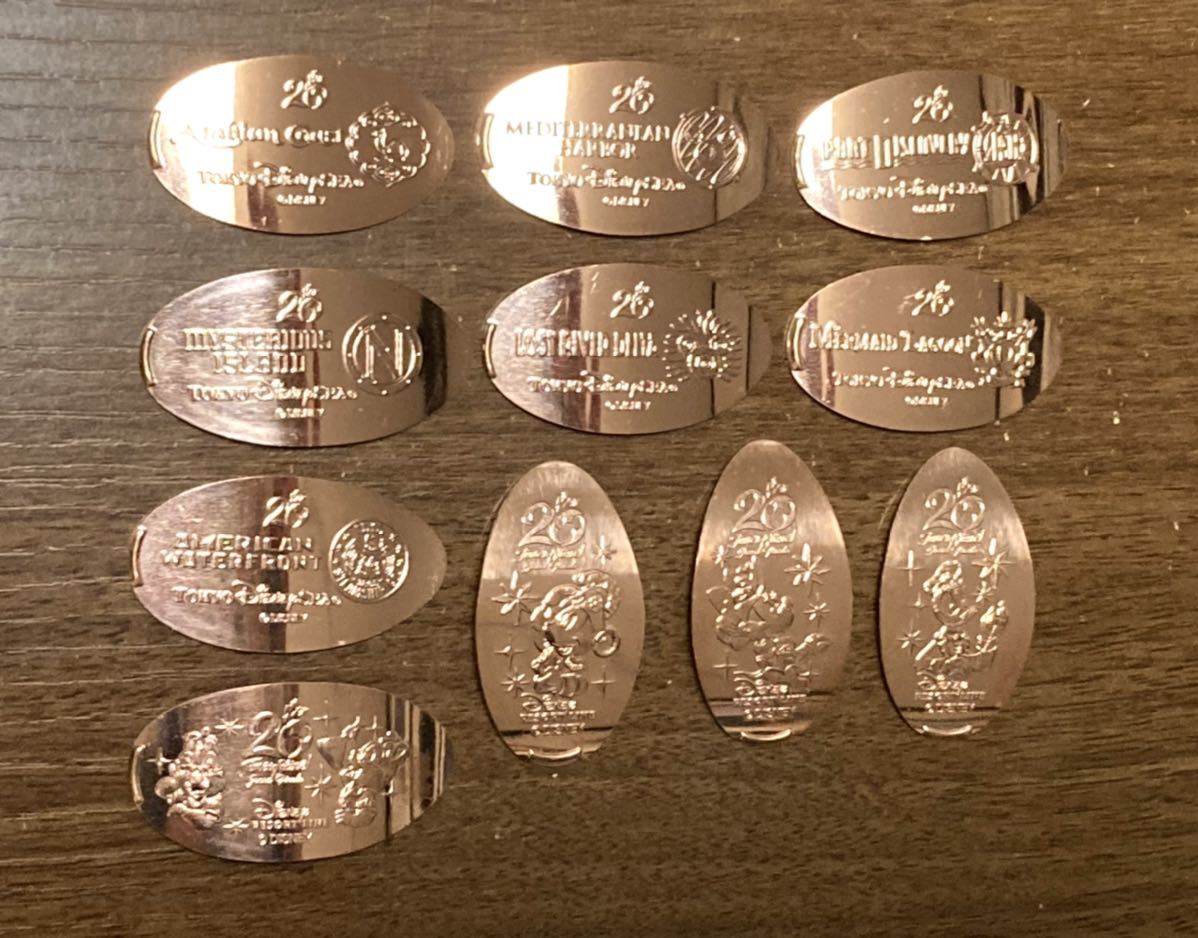 TDS スーベニアメダル 20周年アニバーサリー 【ファイナル】 11枚セット拍卖