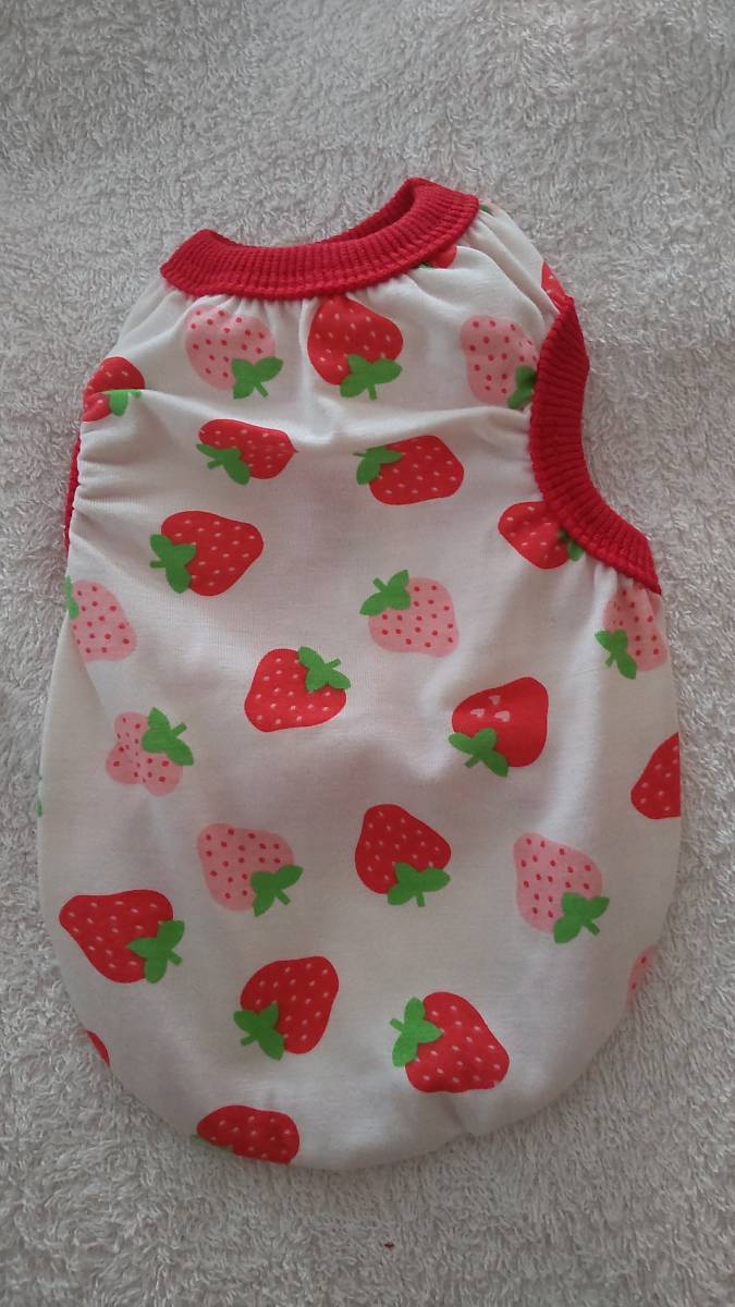 S★いちご柄★タンクトップ拍卖