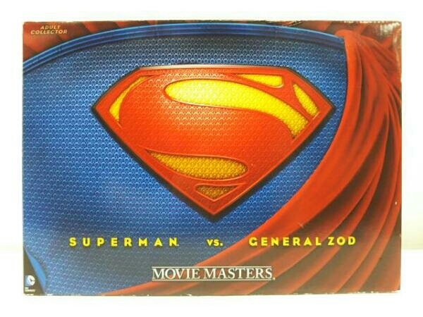 フィギュア美品 未使用品 MOVIE MASTERS MAN OF STEEL SUPERMAN vs. GENERAL ZOD スーパーマン フィギュア未使用品ですが外箱ダメージあり拍卖