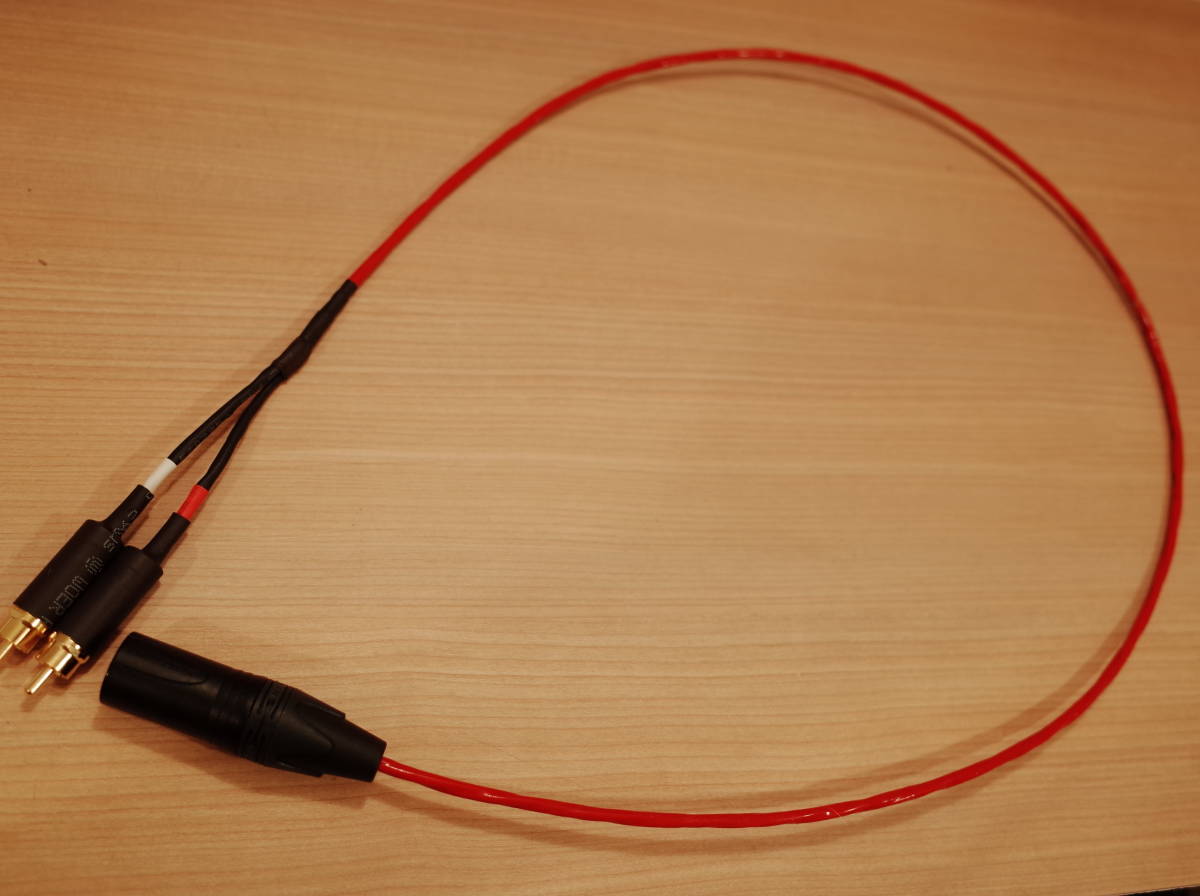 ★ 1XLRオス-2RCAオス 1m 分配Yケーブル BELDEN 88760 金メッキ NYS352AG NC3MXX-B スプリッターケーブル ★ ブランド-長さ変更可能 ★拍卖