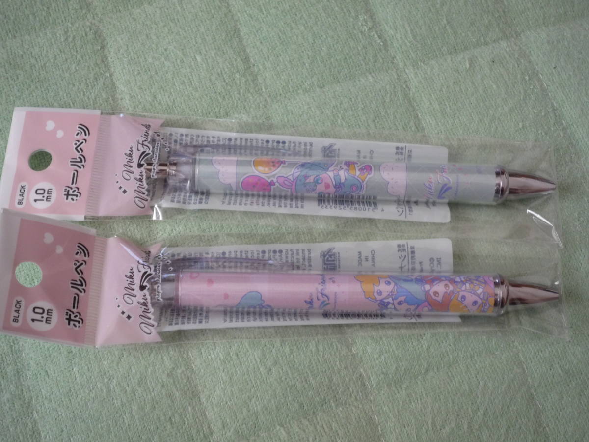 初音ミク ボカロ セリア ボールペン 2本セット 新品 拍卖