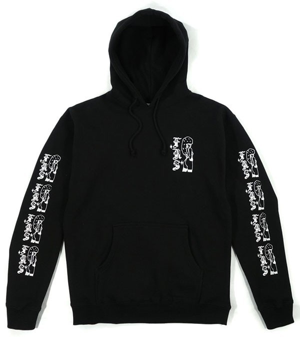 40s & Shorties (フォーティーズアンドショーティーズ) パーカー プルオーバー Angel Hoodie Black拍卖