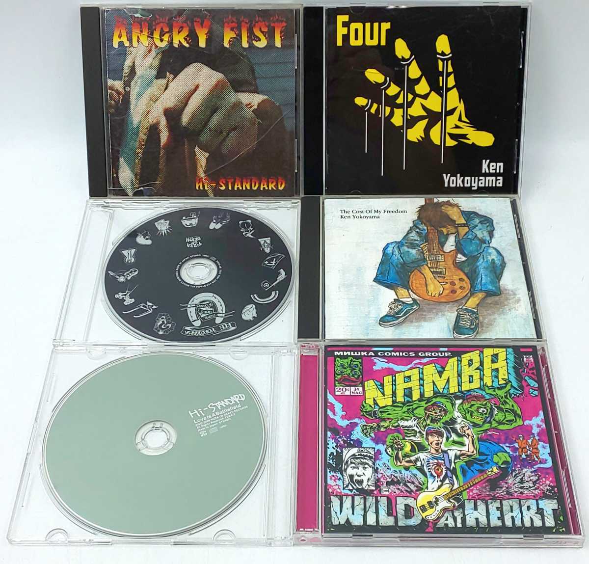CD☆Hi-STANDARD 難波章浩 Ken Yokoyama まとめ☆ ハイスタ ハイスタンダード ANGRY FIST Love Is A Battlefield など拍卖