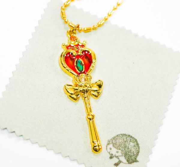 キーホルダー セーラームーン スパイラルハートムーンロッド ストラップ 金 心 グッズ アクセサリー拍卖