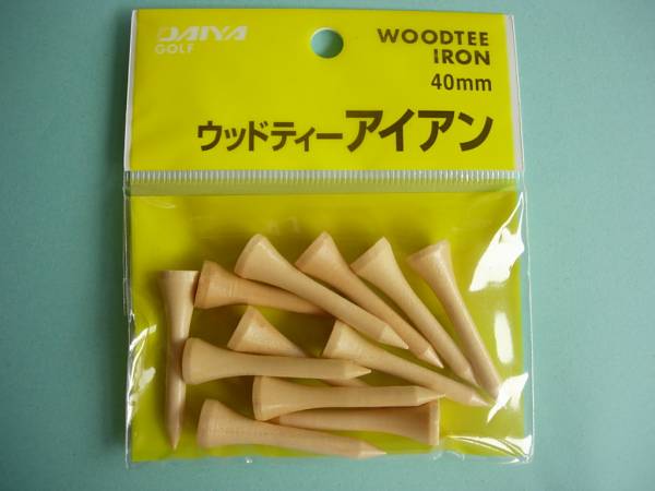 ■新品 ウッドティー アイアン 40mm■拍卖