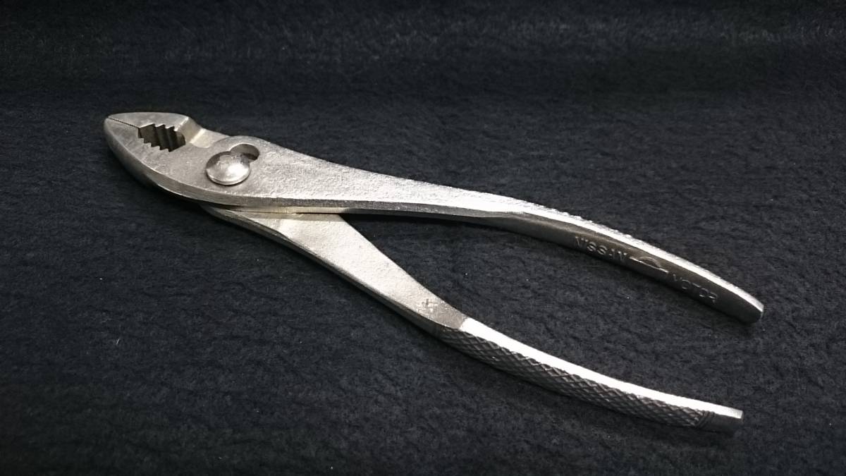 @ <09084> 日産モーター ニッサン コンビネーションプライヤー 200mm 昭和 当時物!!拍卖