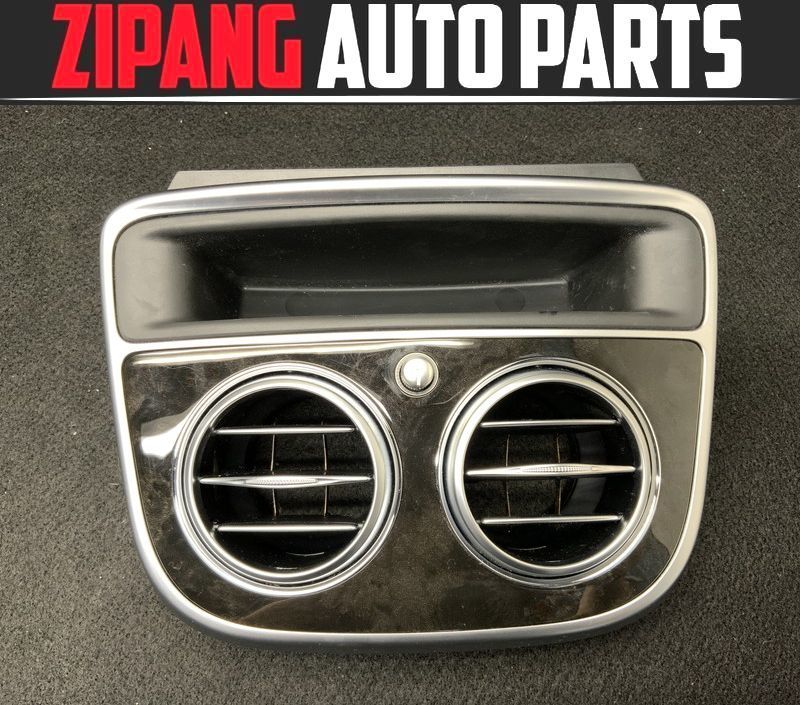 MB168 W222 S400 ハイブリッド エクスクルーシブ センターコンソール 後側 リア エアコン ダクト 吹き出し口 ◆ブラック ◎拍卖