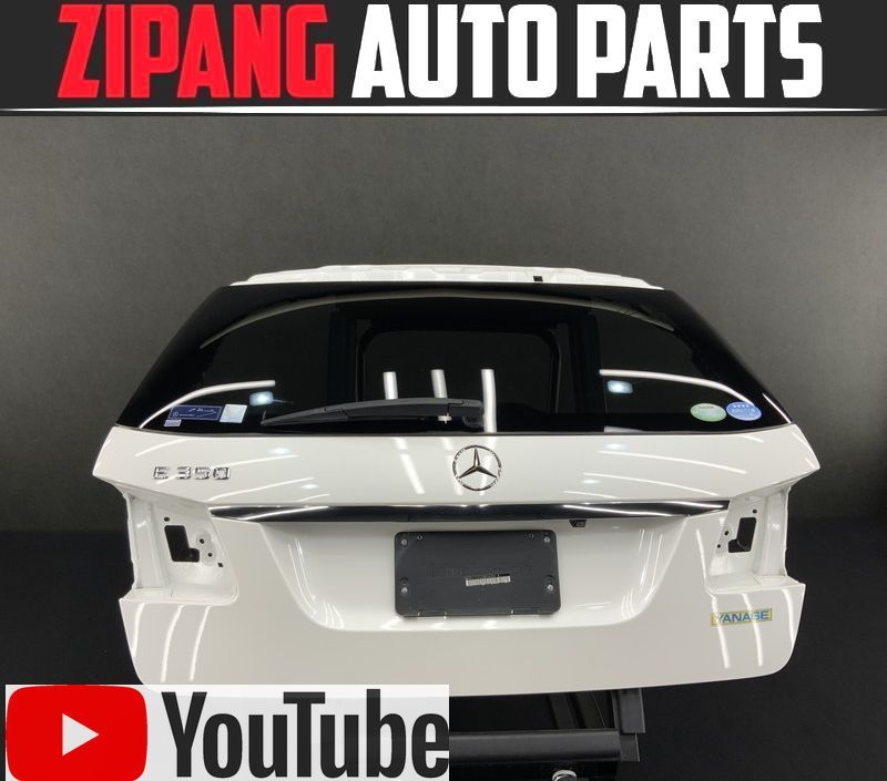 MB169 W212 E250T AV AMGスポーツ 後期 アルミ製 パワー リアゲート/バック ドア ◆799 ダイアモンドホワイト3P 【動画有り】◎拍卖