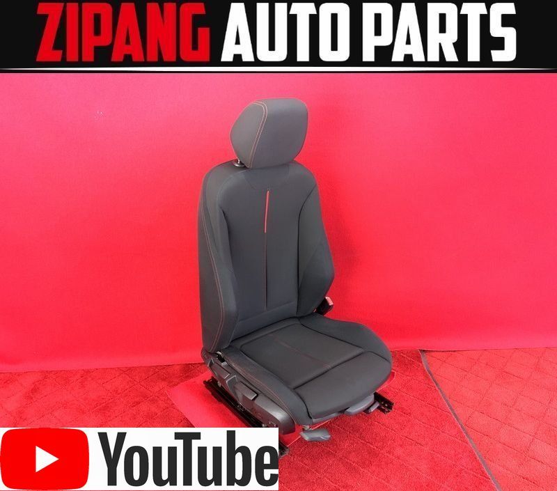 BM092 F20 1A16 116i スポーツ 純正 右フロント シート 運転席 ◆ブラック×赤ステッチ 【動画有り】○ ★即決★拍卖