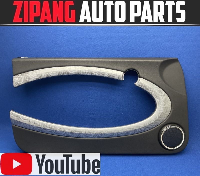 MN057 R55 MM16 ミニ クラブマン クーパーS 左フロント ドア トリム/内張り ★外側 ◆ブラック 【動画有り】○ ★即決★拍卖