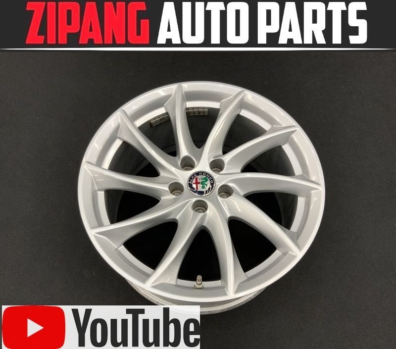 AR019 952 アルファ ジュリア スーパー 純正18インチ/9J ホイール ◆PCD 110 ★1本のみ/No1 【動画有り】 ★即決★拍卖