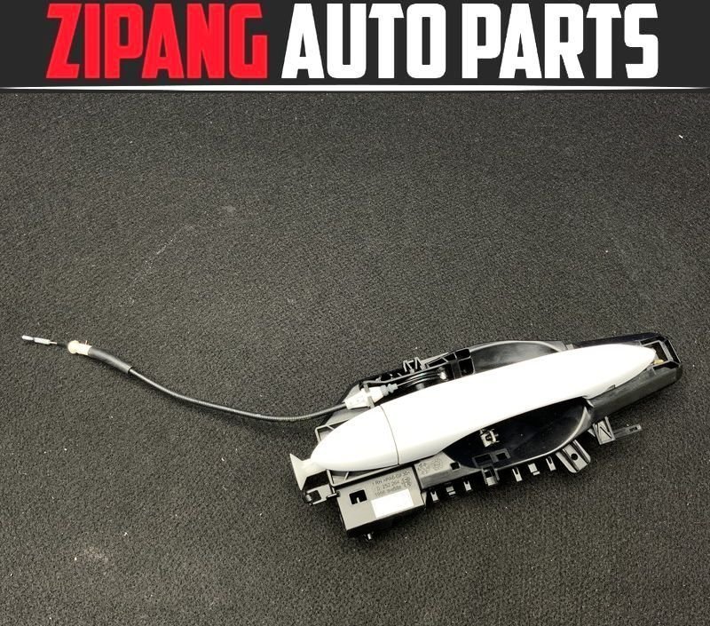 AR019 952 アルファ ジュリア スーパー 右リア アウターハンドル/ドアノブ ◆217 アルファホワイト ▲コネクター固定部破損 ◎ ★即決★拍卖