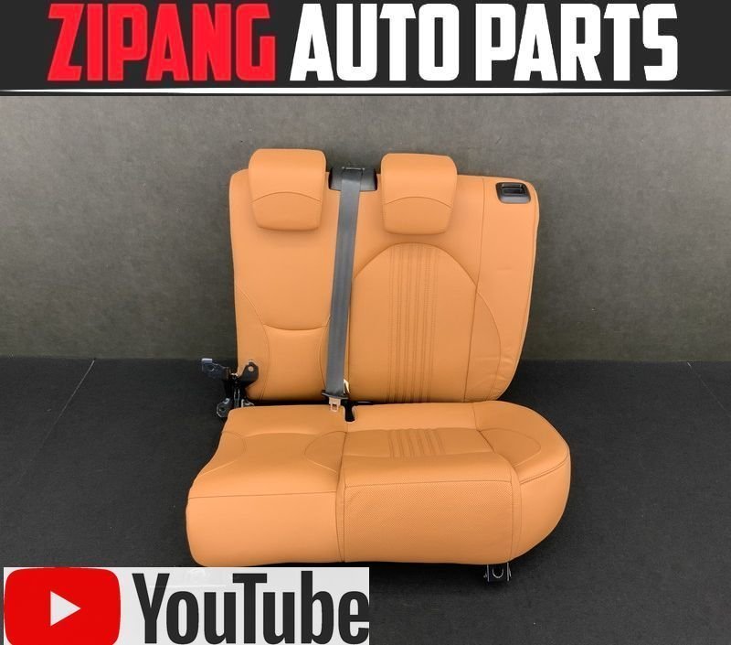 AR018 955 アルファ ミト クワドリフォリオ ヴェルデ 本革 リア シート ★左側 ◆ブラウン 【動画有り】○ ★即決★拍卖