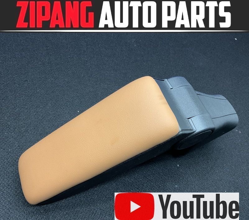 AR018 955 アルファ ミト クワドリフォリオ ヴェルデ センターコンソール アームレスト/肘掛 ◆合皮/ブラウン系 【動画有り】◎ ★即決★拍卖