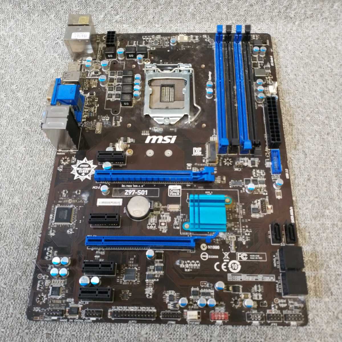 岐阜 即日発送 速達 ★ MSI マザーボード MSI Z97-S01 (Z97 LGA1150 DDR3) ★ ジャンク品 M278a拍卖