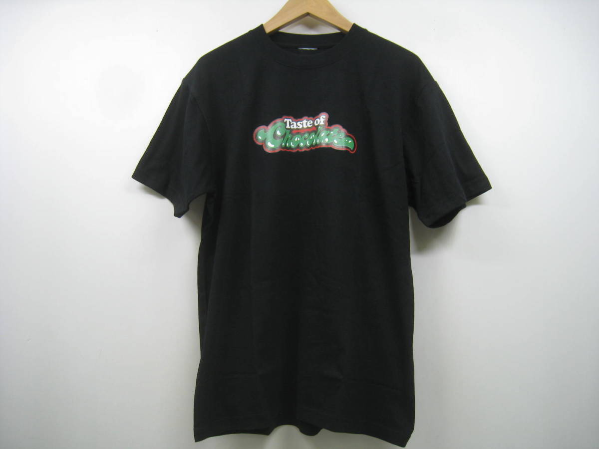 新品 DJ MURO Taste of chocolate Tシャツ 半袖 ロゴ 黒 ブラック拍卖