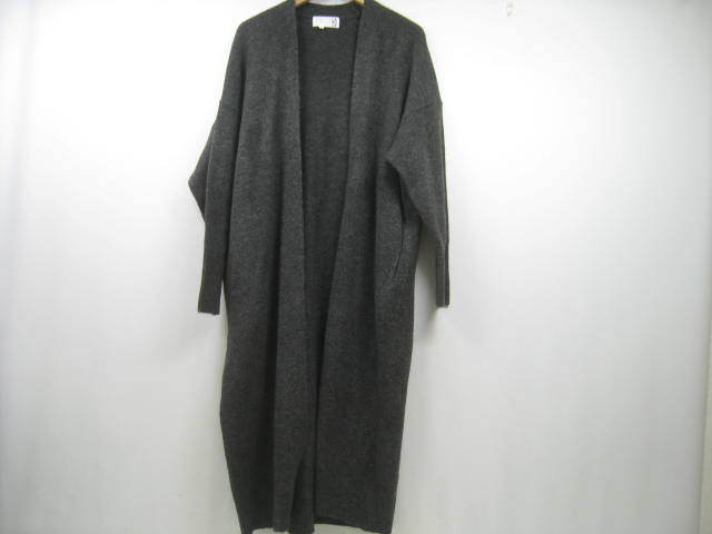 LAKOLE ラコレ カーディガン ロングカーディガン 長袖 ニット グレー サイズM拍卖
