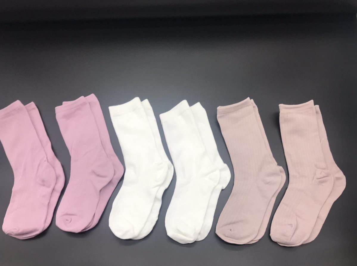 新品 女性 靴下 6足セット 3色ミックス拍卖
