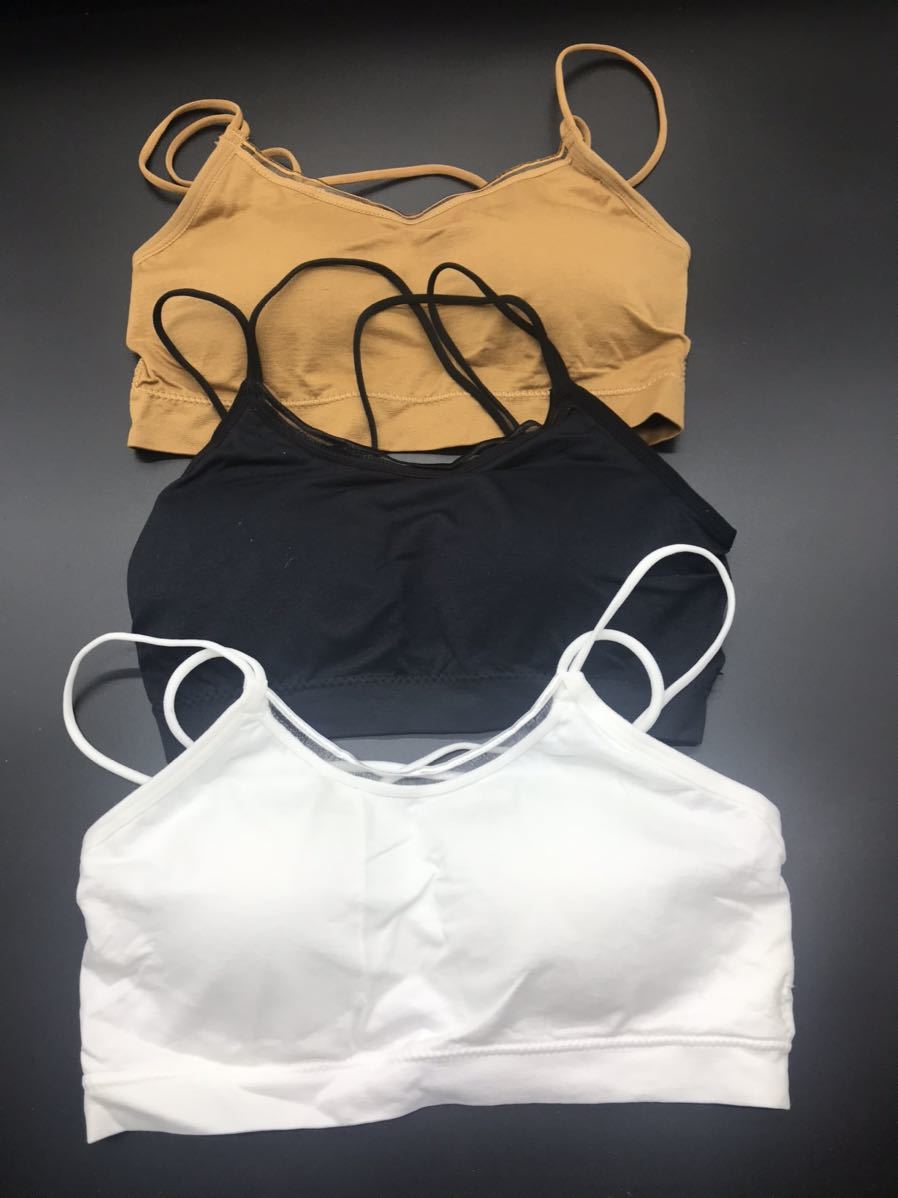 新品 女性 運動ブラ 3色セット 84A スポーツブラ拍卖